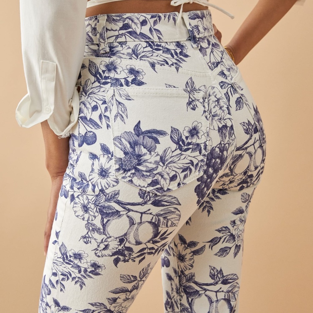 Reformation Cynthia toile jeans